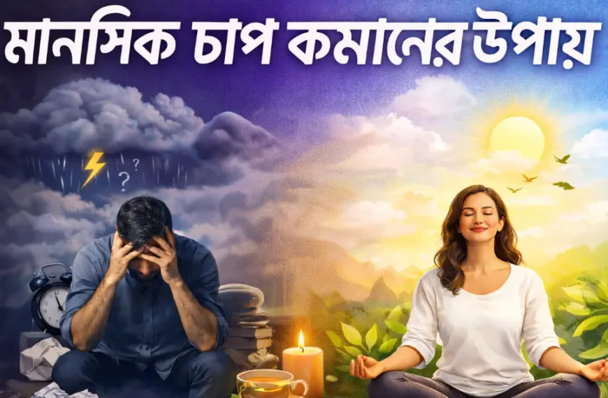 মানসিক চাপ কমানোর উপায় ও মানসিক প্রশান্তি পাওয়ার টিপস