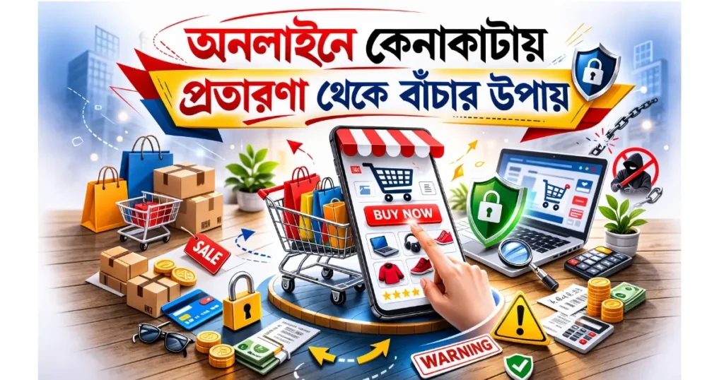 অনলাইনে কেনাকাটায় প্রতারণা থেকে বাঁচার উপায়