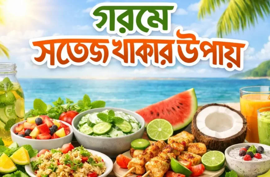 গরমে সতেজ থাকার উপায় - summer healthy foods