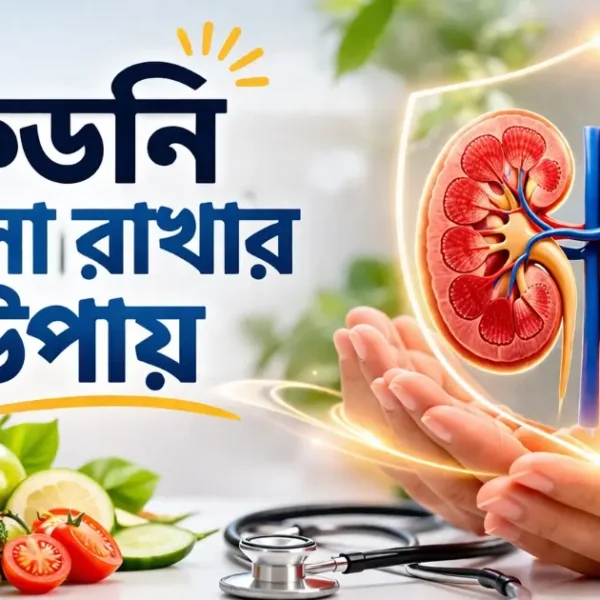কিডনি ভালো রাখার উপায় সম্পর্কিত স্বাস্থ্য পরামর্শ এবং পুষ্টিকর খাবারের তালিকা।