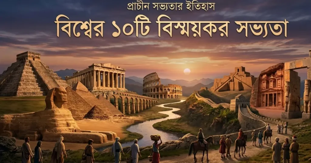 প্রাচীন সভ্যতার ইতিহাস: বিশ্বের ১০টি বিস্ময়কর প্রাচীন সভ্যতার প্রতীকী চিত্র