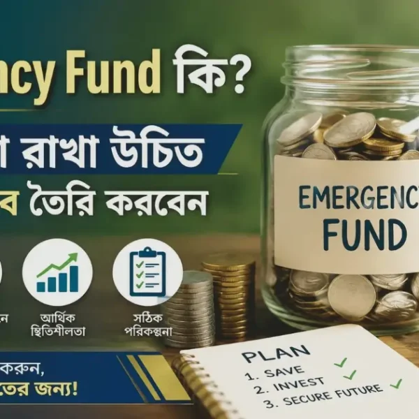 Emergency Fund কী? কত টাকা রাখা উচিত এবং কীভাবে তৈরি করবেন