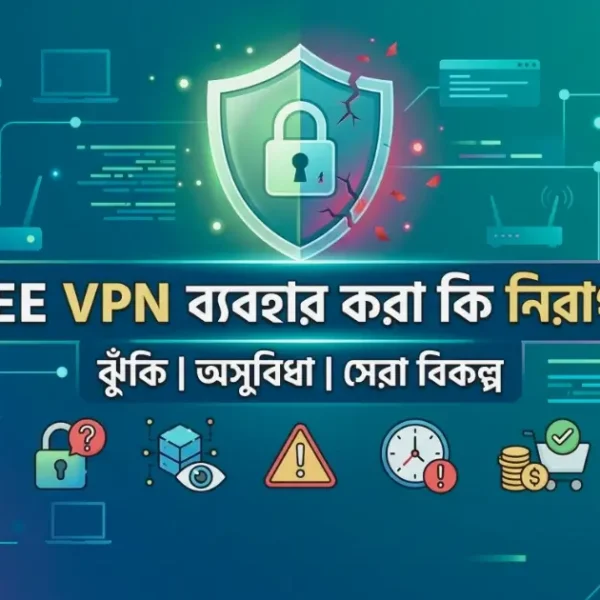 Free VPN ব্যবহার করা কি নিরাপদ - ঝুঁকি ও সেরা বিকল্প