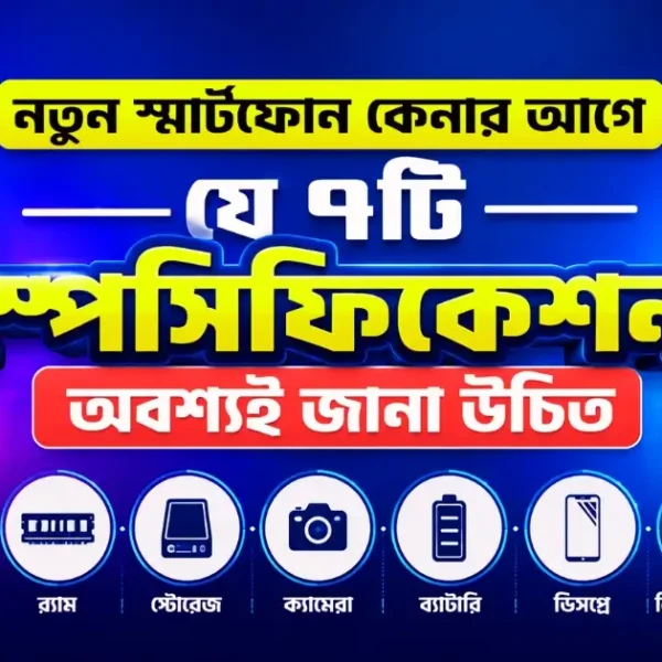 নতুন স্মার্টফোন কেনার আগে যে ৭টি গুরুত্বপূর্ণ স্পেসিফিকেশন অবশ্যই জানা উচিত